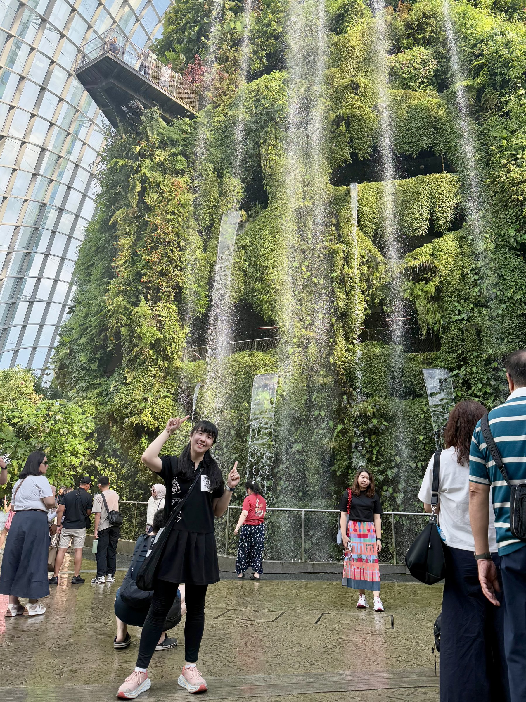 The Cloud Forest waterfall