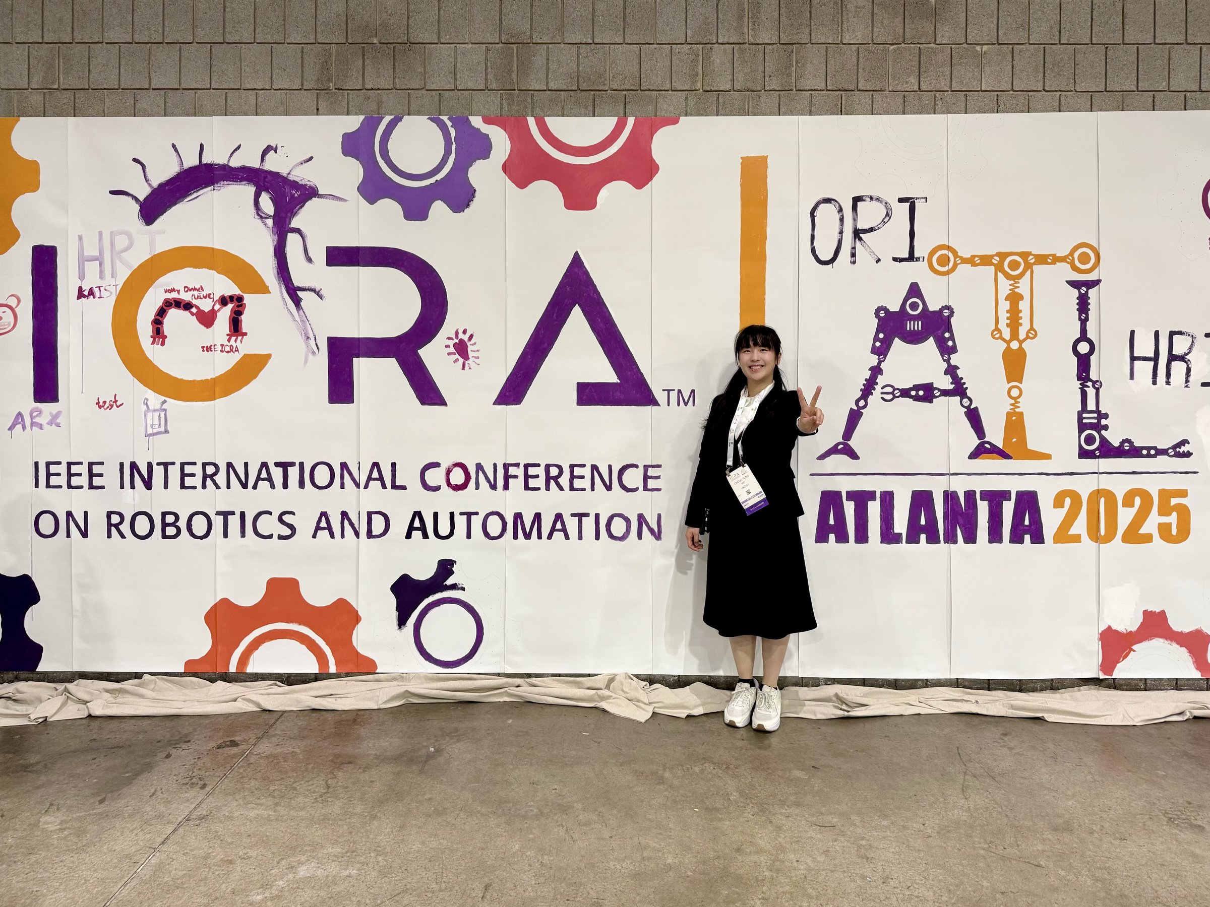 At the ICRA 2025 wall